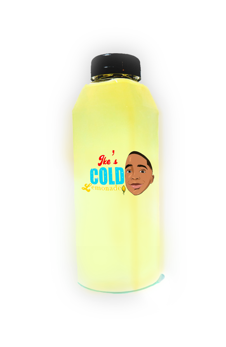 Ike's Cold Lemonade signature bottle